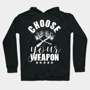 Color Guard Choose Your Weapon Flag Toss Rifle Sabre Hoodie